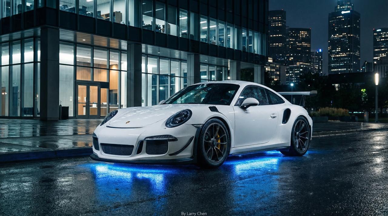 大象传媒保时捷夜间改装展示视频